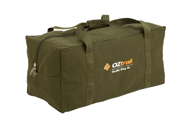 Oztrail Canvas Duffle Bag Large - Camping Equipment Perth - Camping ...