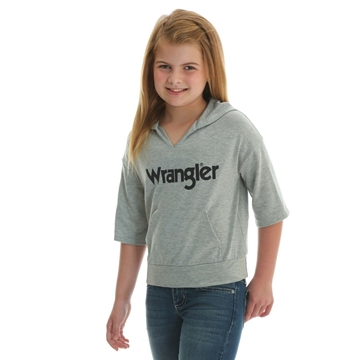 Picture of Wrangler Girls Short Sleeve Hoodie