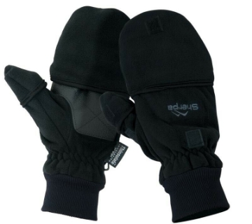 Picture of Sherpa Gloves Mitt Convertible Black