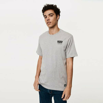 Picture of Levi Men's Relaxed Graphic Work Wear T Shirt Midtone