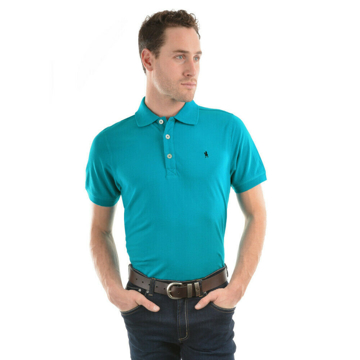 Picture of Thomas Cook Men's Tailored Short Sleeve Polo Teal