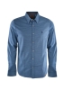 Picture of Thomas Cook Men's Bowen Print Tailored L/S Shirt Royal Blue