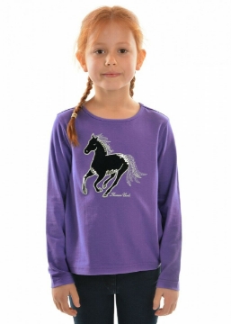 Picture of THOMAS COOK GIRLS VELVET HORSE TOP