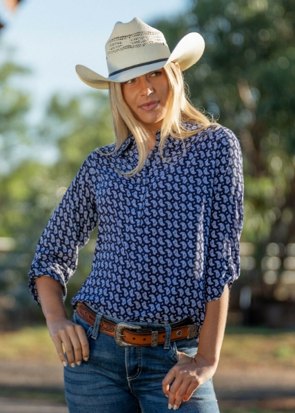 Picture of Wrangler Women's Natalie 3/4 Sleeve Shirt