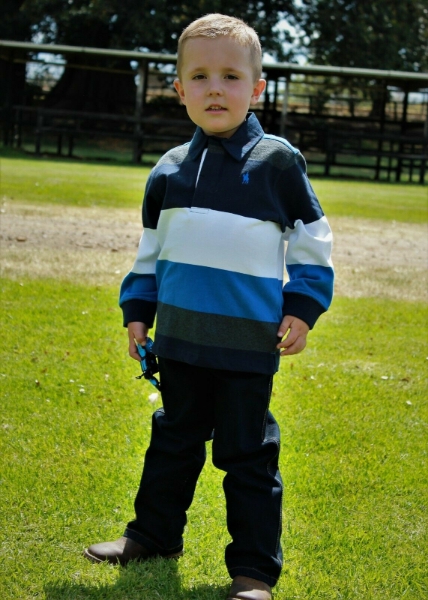 Picture of Thomas Cook Boys Brandon Stripe Rugby Top