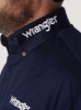 Picture of Wrangler Men's Logo Long Sleeve Button Down