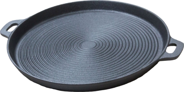 Picture of Wildtrak Round BBQ Cast Iron Plate Ribbed