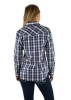 Picture of Wrangler Women's Jaclyn Check Long Sleeve Shirt