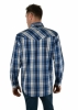 Picture of Wrangler Men's Shane Check Western Logo Western L/S Shirt 
