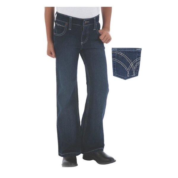 Picture of Wrangler Junior Girls  Riding Jeans Amber