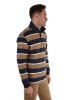 Picture of Thomas Cook Men's Sutherland Stripe Quarter Zip Rugby