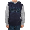 Picture of Pure Western Boys Oakville Pullover Hoodie Navy/Grey Marle