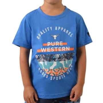 Picture of Pure Western Boy's Knight S/Sleeve Tee