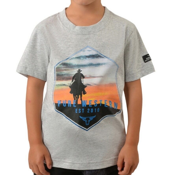 Picture of Pure Western Boys Webb S/Sleeve Tee