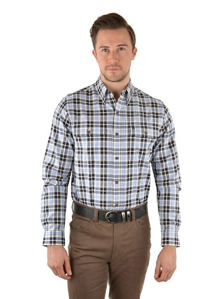 Picture of Thomas Cook Men's Kieran Check Long Sleeve Shirt