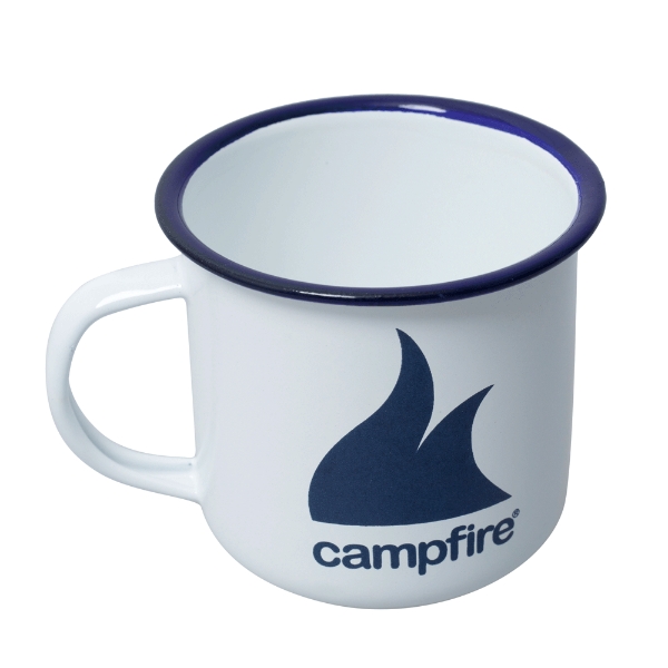 Picture of Campfire 9cm Enamel Mug - White