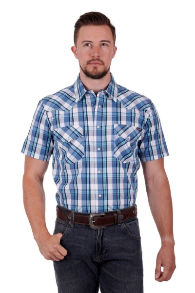 Picture of Wrangler Men's Callum Short Sleeve Shirt