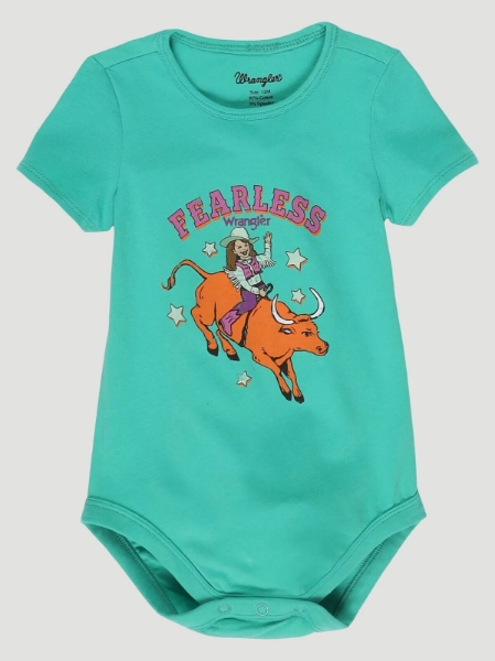 Picture of Wrangler Baby Girl Fearless Bull Rider Body suit